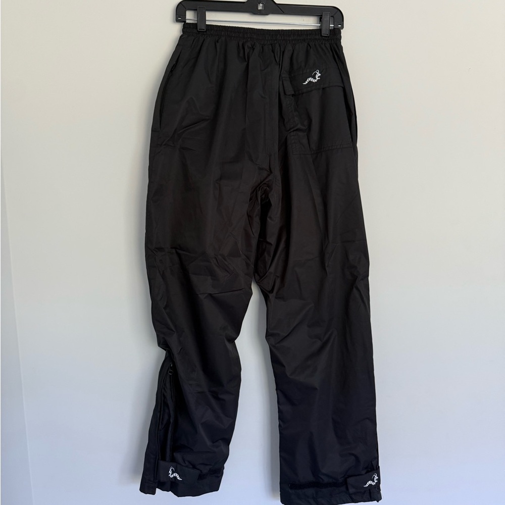 Black Relaxed Fit Joggers with Elastic Waistband
